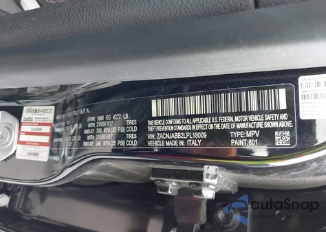 2020 Jeep Renegade Latitude Fwd z USA, uszkodzony, nr VIN ZACNJABB2LPL18009